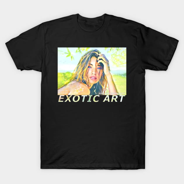 Lorena Exotic Art T-Shirt by Andrea Matarazzo